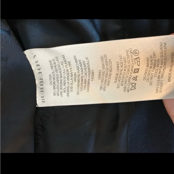 Burberry Wool Pea Coat - Picture 6 of 6